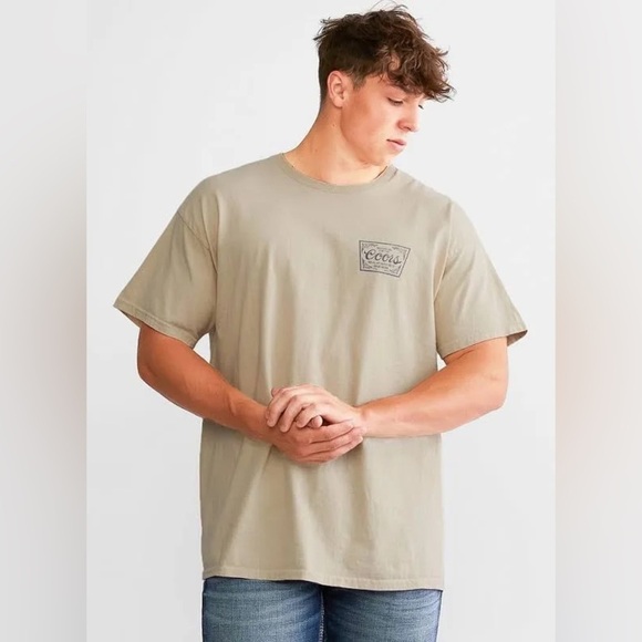 Junk Food Clothing Other - Junk Food x Coors Men's Coors Rocky Mountain T-Shirt in Color Sand Size M